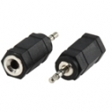 Stereo audio adaptér  3,5mm JACK F - 2,5mm JACK M